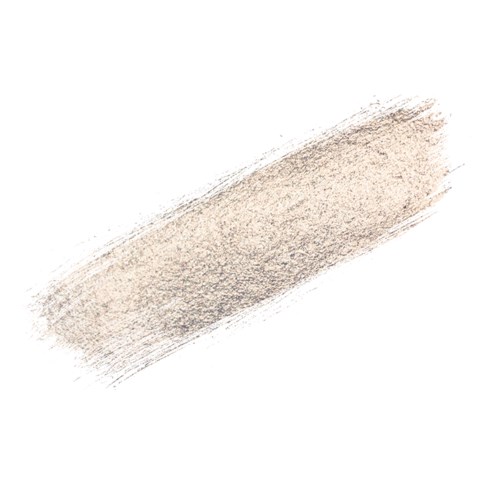 A beige or light brown textured brush stroke on a white background.