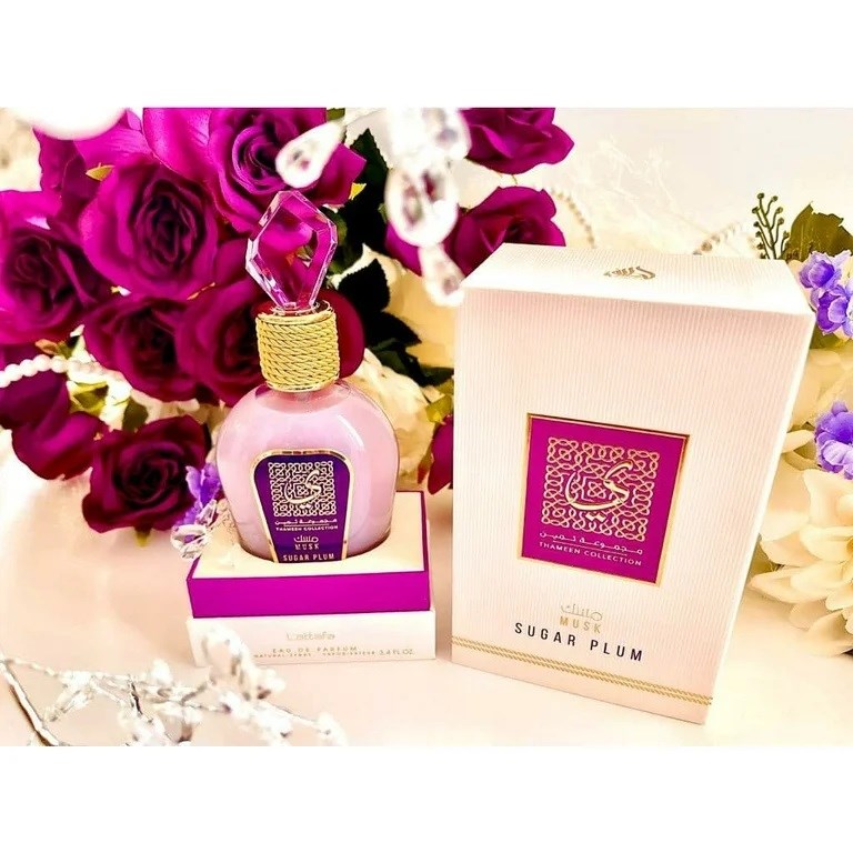Lattafa Thameen Collection Sugar Plum Eau de Parfum 100 ml (obrázok 6)