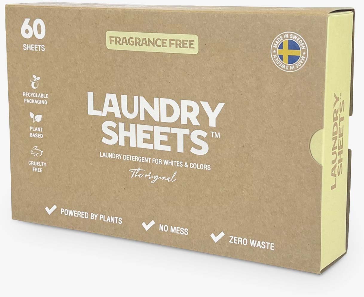 Laundry Sheets Laundry Detergent Fragrance Free 60 Sheets 60 st