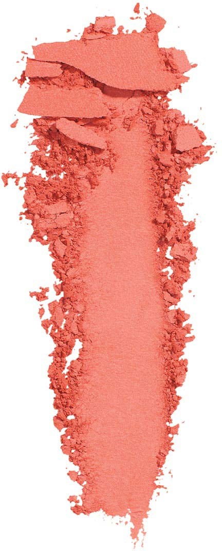 Pink makeup or blush crushed into a powder with rough edges and textures.