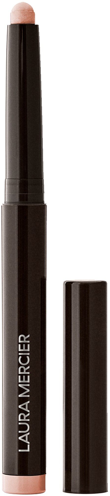 A lip crayon with a black container and a pinkish tip. The brand name Laura Mercier is on it.