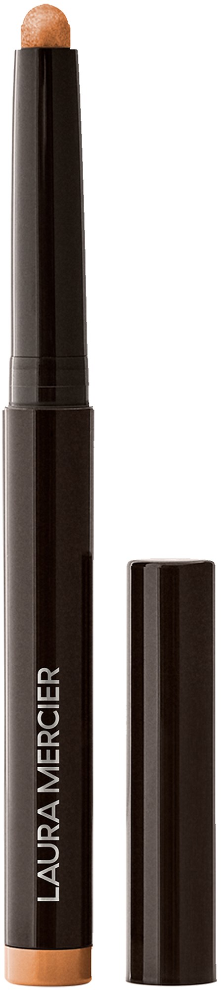 A beige stick with a black case labeled Laura Mercier. It appears to be a makeup product.