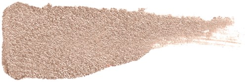 A beige, textured powder spread out with a streak extending to the right on a black background.