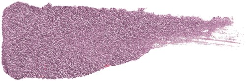 Pinkish powder spread out with a tapered end, spreading over a white background.