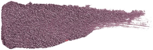 A brush stroke of purple eyeshadow with shimmer, fading out at the end.