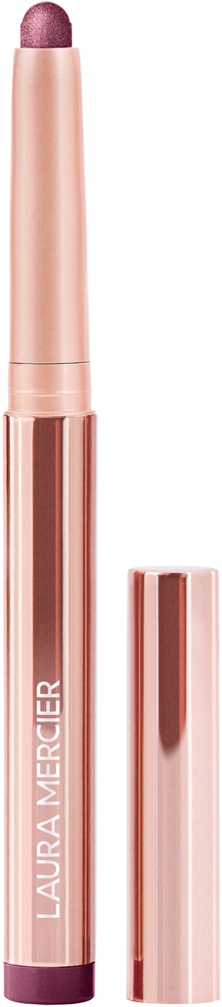 A pink lipstick pen with the brand name Laura Mercier on the side.