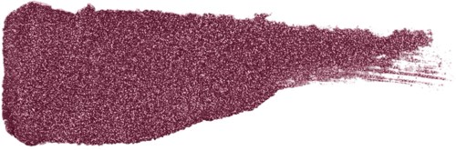 A large, textured, purple brush stroke on a black background with a rough edge.