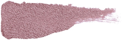 A pink makeup powder swatch spread out on a surface.