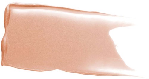En beige makeup- eller foundationprov med mörkare och ljusare gradient.