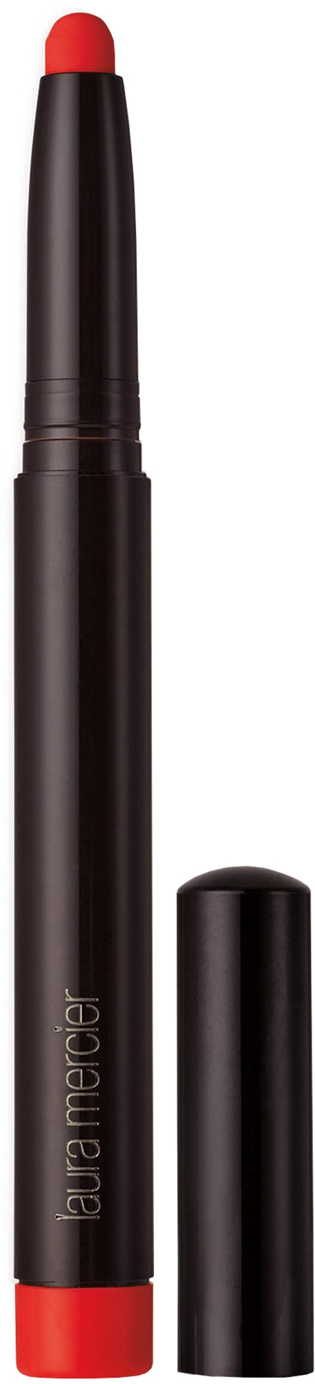 A black and red makeup stick with a removable cap, labeled 'baborer' on the side.