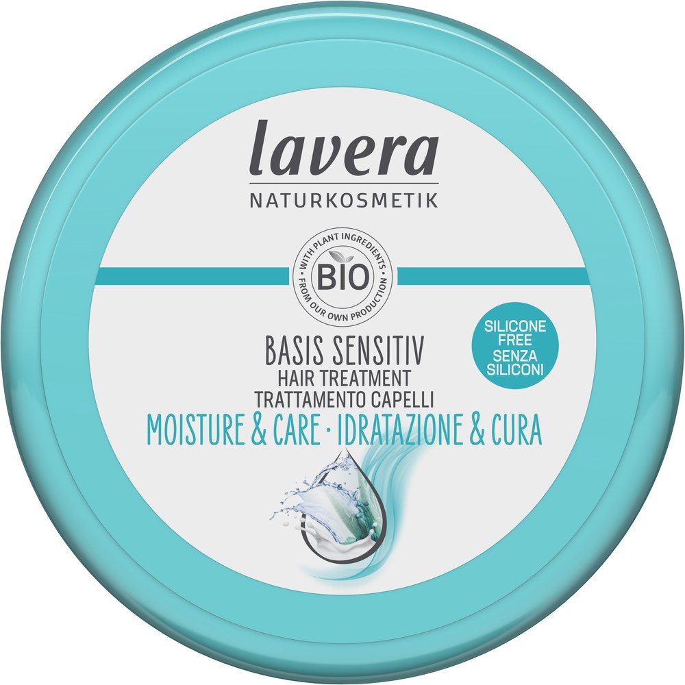 Läs mer om Lavera Basis Sensitiv Moisture & Care hair treatment 200 ml