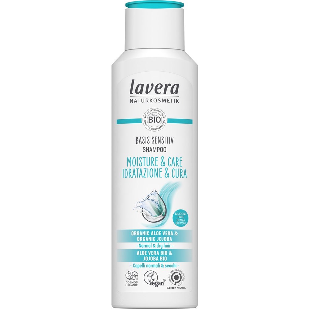 Läs mer om Lavera Basis Sensitiv Moisture & Care shampoo 250 ml
