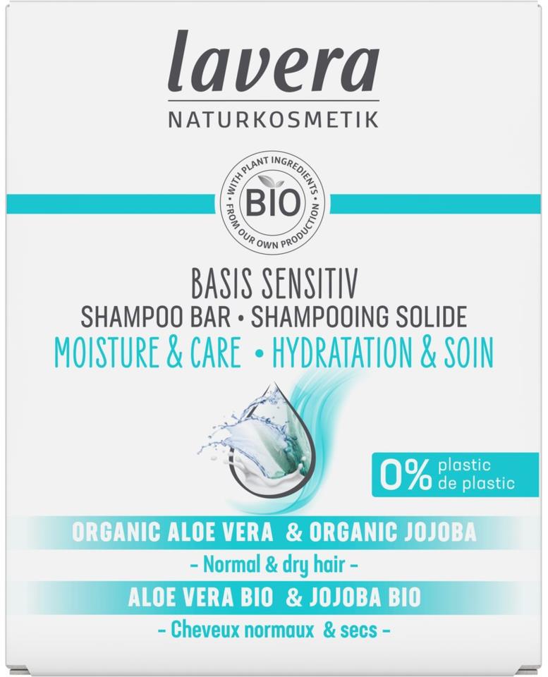 Lavera Basis Sensitiv Moisture & Care shampoo bar 50 g
