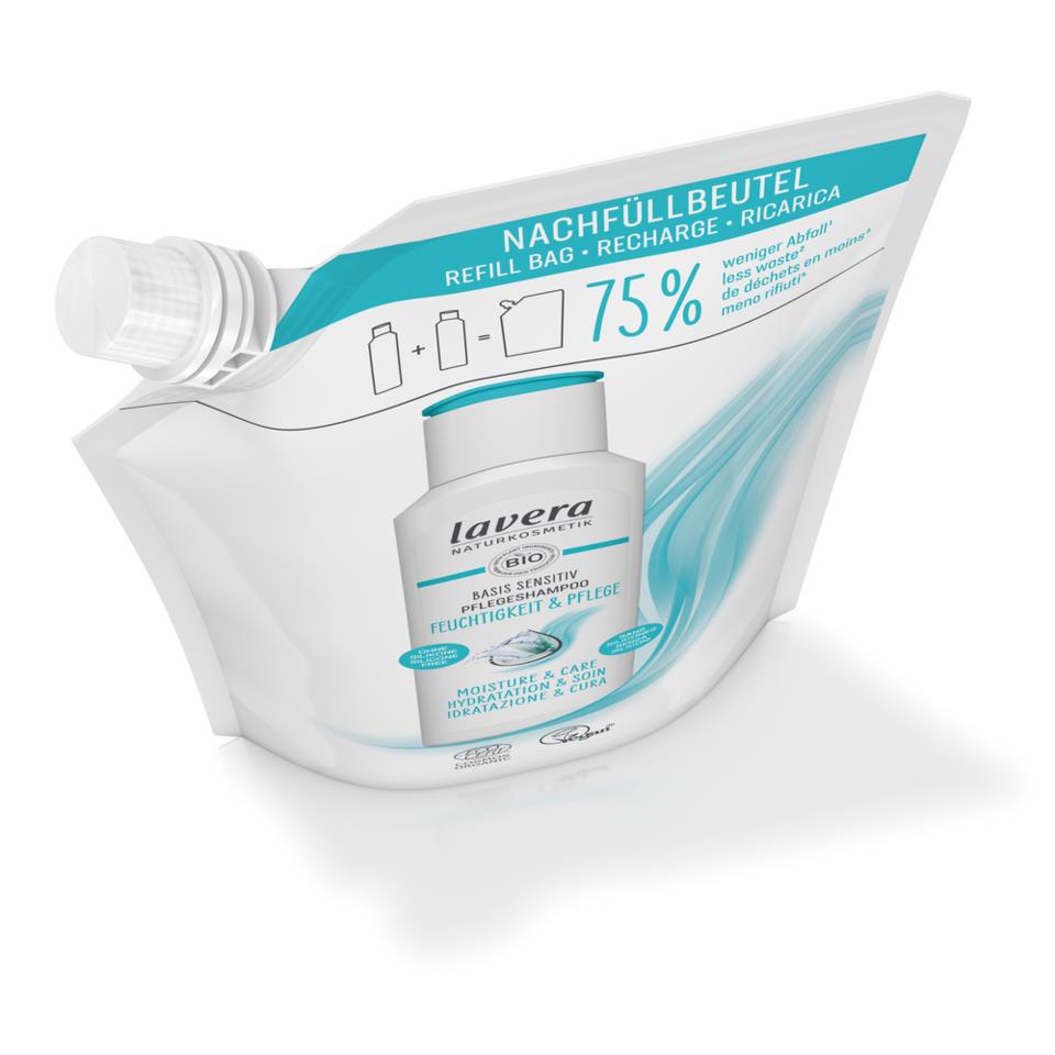 Lavera Basis Sensitiv Moisture & Care shampoo refill bag 500 ml