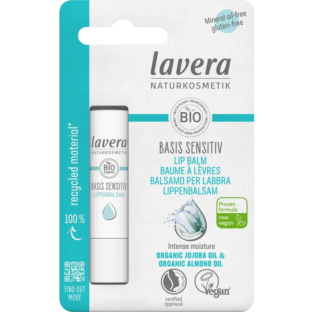 Läs mer om Lavera Basis Sensitive Lip Balm 4 g