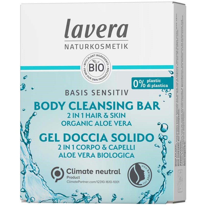 Läs mer om Lavera Basis Sensitiv Body Cleansing Bar 2in1 50 g