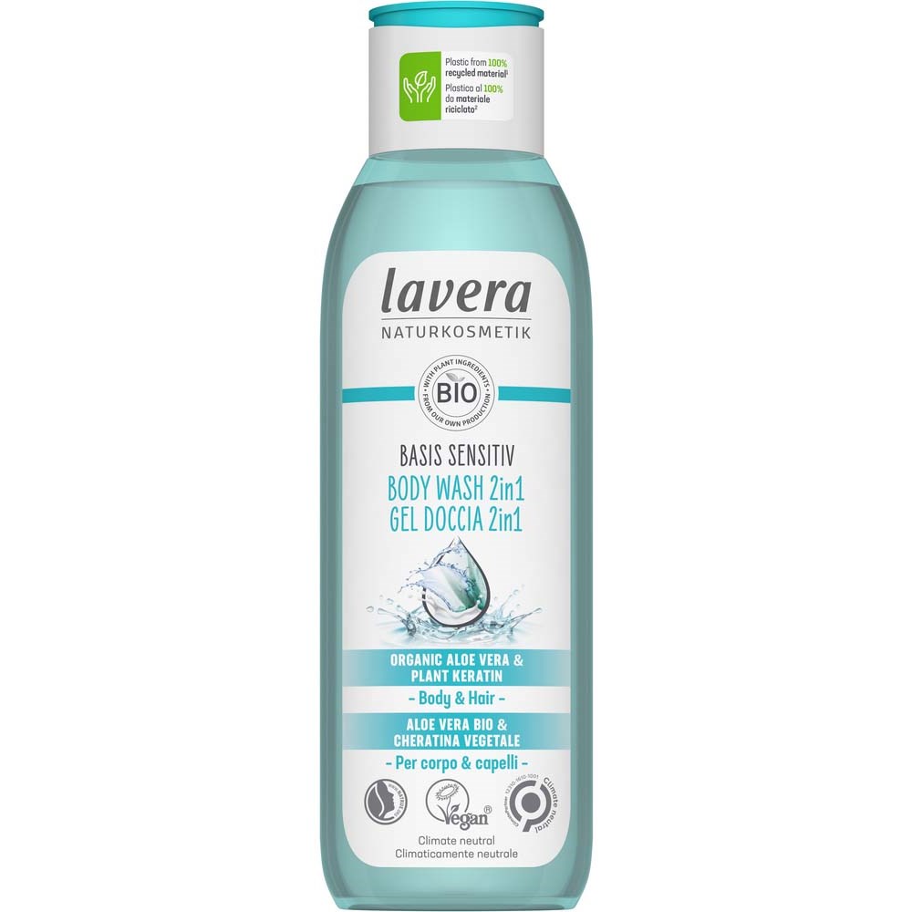 Läs mer om Lavera Basis Sensitiv Body Wash 2in1 250 ml