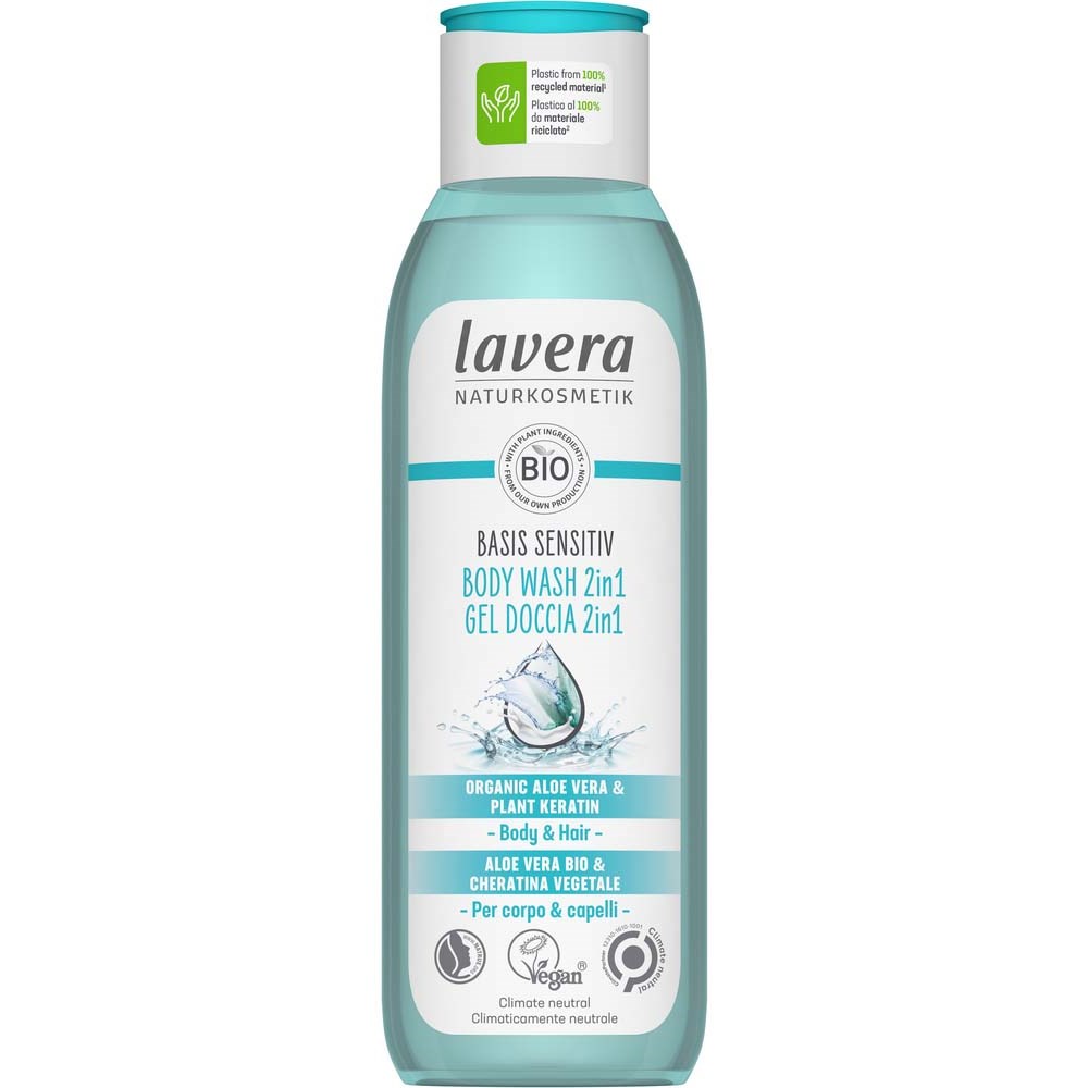 Lavera Basis Sensitiv Body Wash 2In1 250 ml - żel do ciała 250 ml