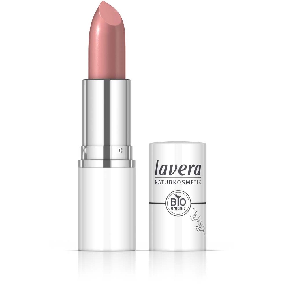 Läs mer om Lavera Cream Glow Lipstick Retro Rose 02