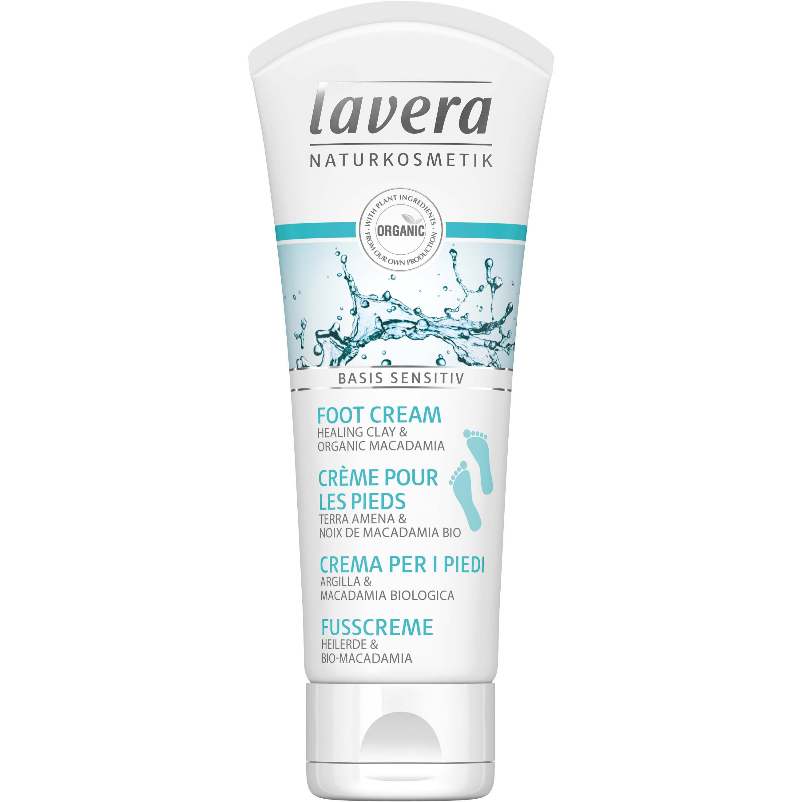 Lavera Basis Sensitiv Foot Cream 75 ml - krem do stóp 75 ml