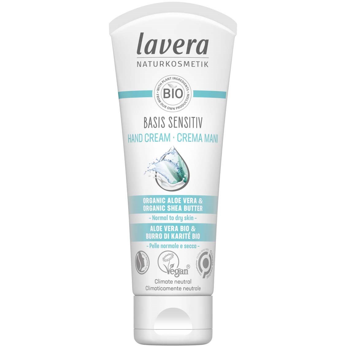 Lavera Basis Sensitiv Hand Cream 75 ml - krem do rąk 75 ml