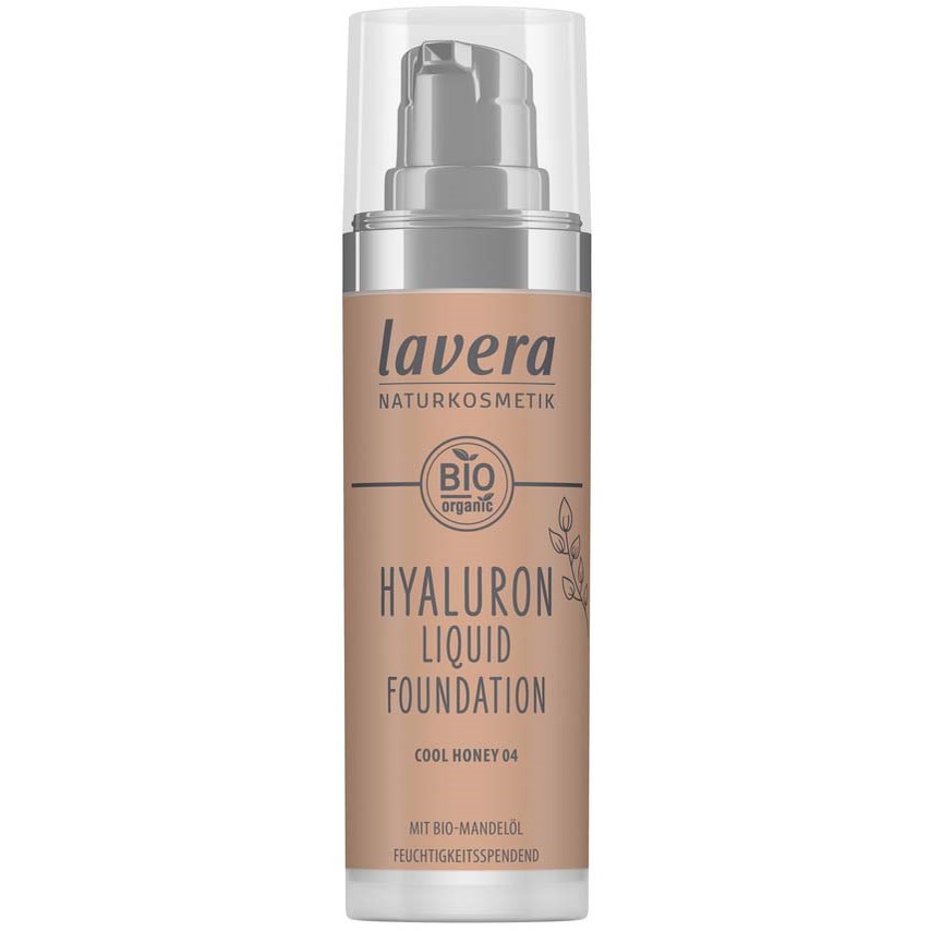 Läs mer om Lavera Hyaluron Liquid Foundation Cool Honey 04