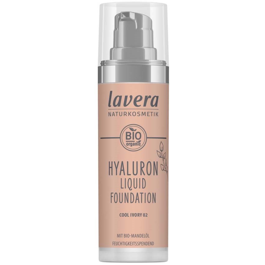 Läs mer om Lavera Hyaluron Liquid Foundation Cool Ivory 02