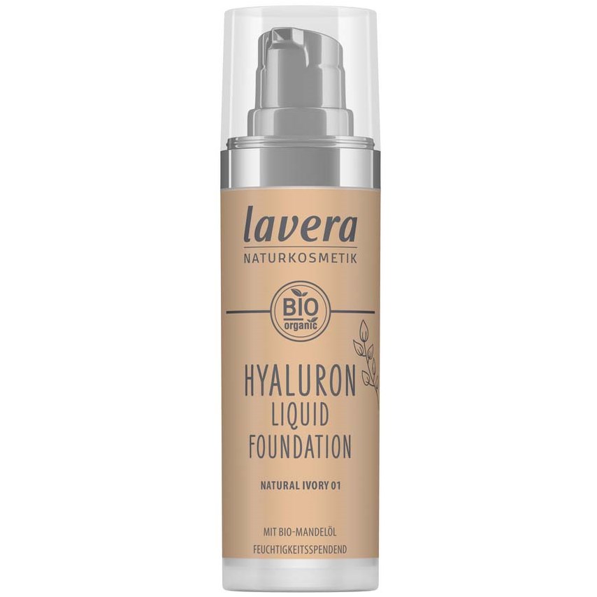 Läs mer om Lavera Hyaluron Liquid Foundation Natural Ivory 01