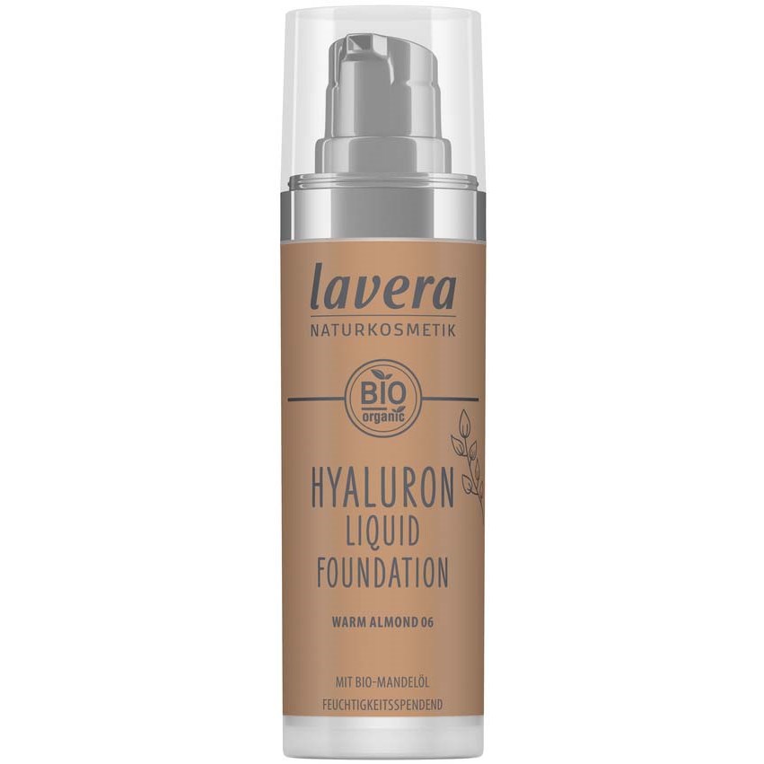 Läs mer om Lavera Hyaluron Liquid Foundation Warm Almond 06