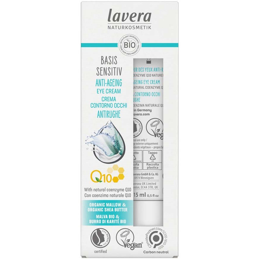 Läs mer om Lavera Basis Sensitiv Q10 Eye Cream 15 ml