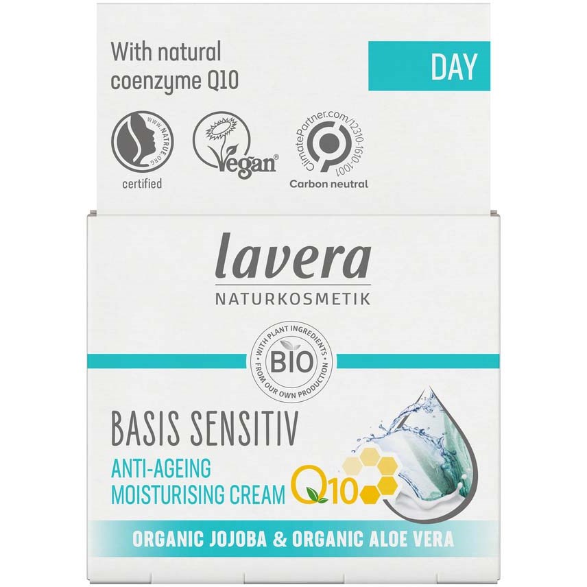 Läs mer om Lavera Basis Sensitiv Q10 Moisturising Cream 50 ml