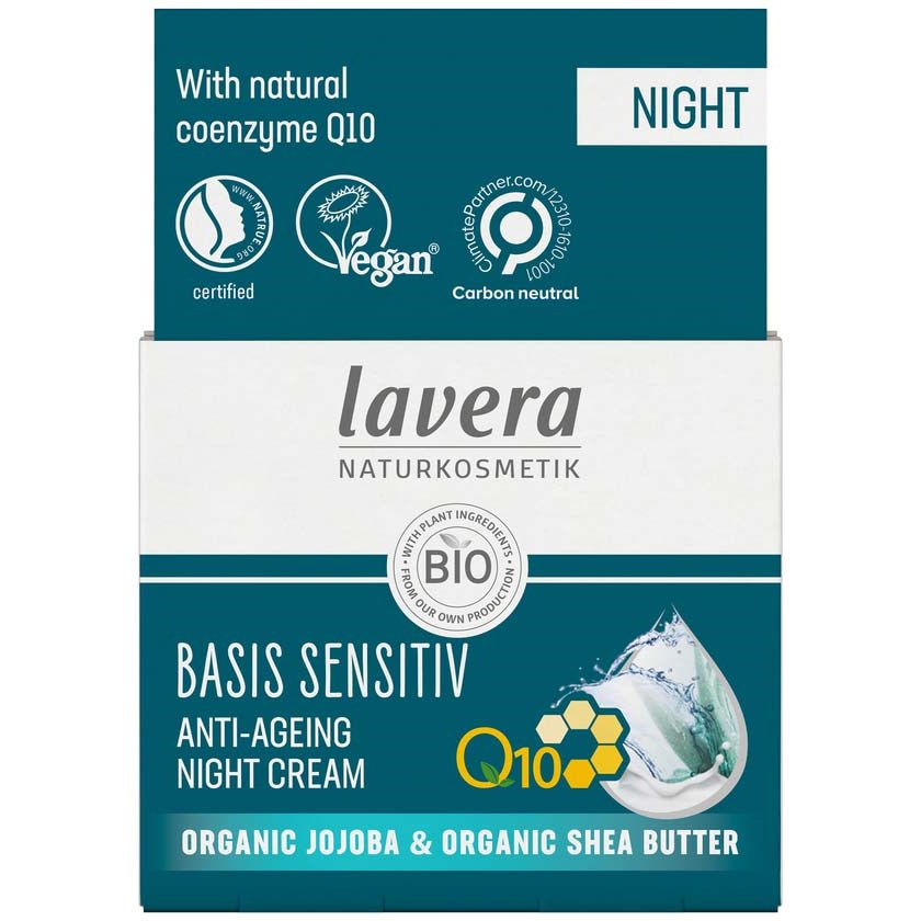 Läs mer om Lavera Basis Sensitiv Q10 Night Cream 50 ml