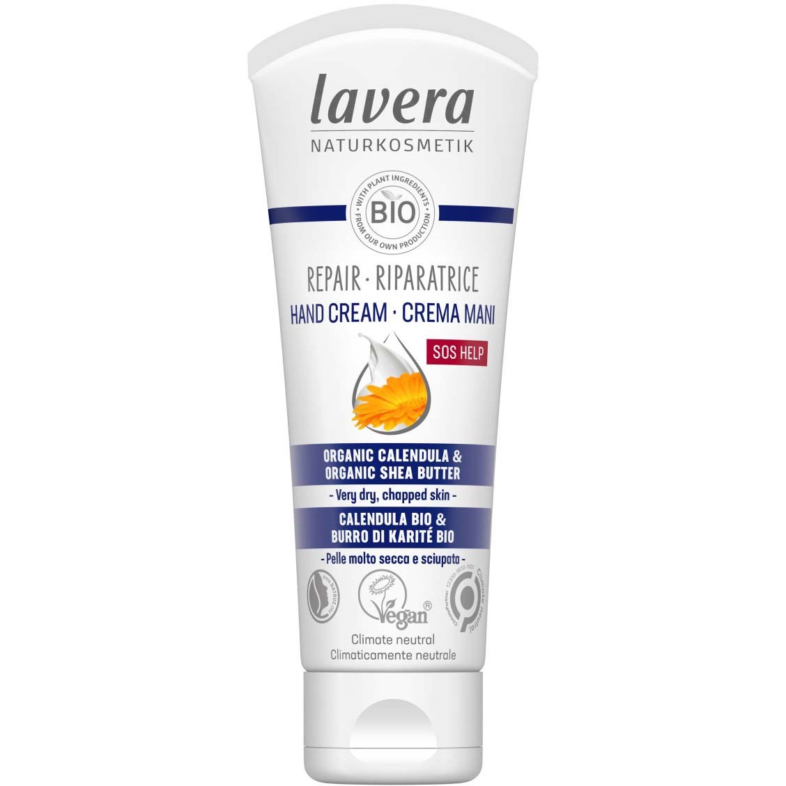 Lavera Repair Hand Cream 75 ml billede