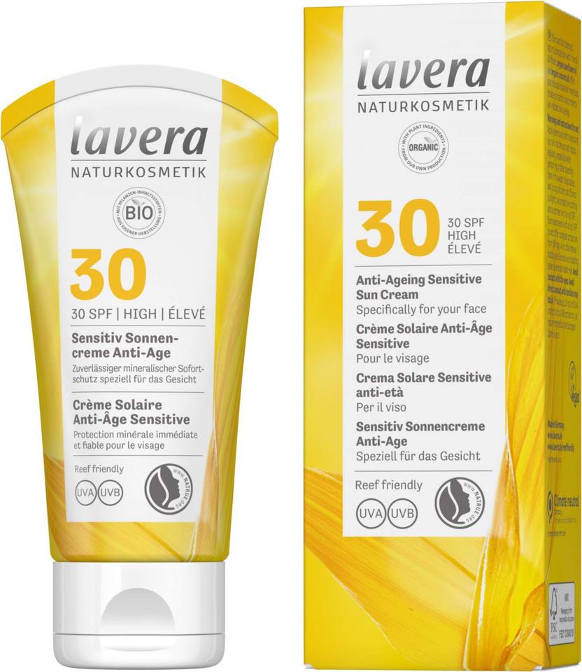 Lavera Sensitive Sun Cream AntiAge SPF30 50 ml