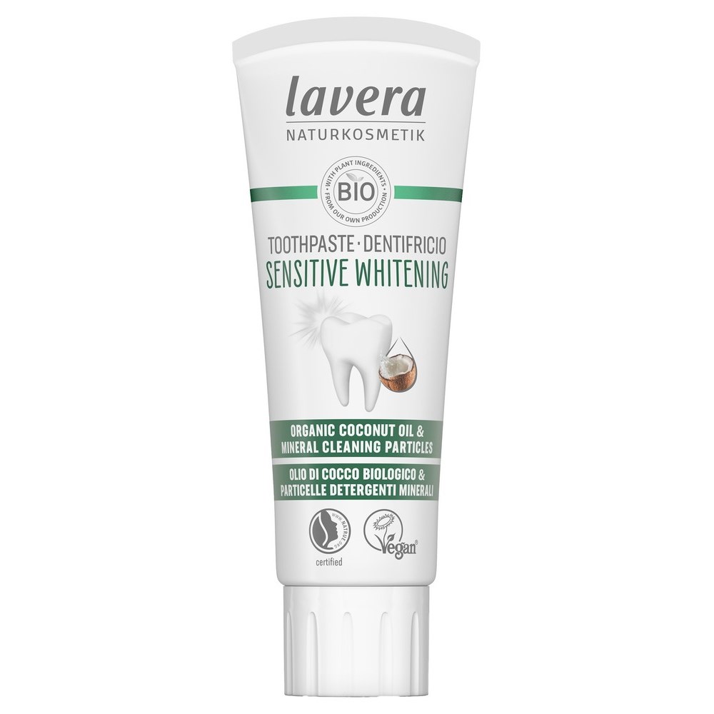 Läs mer om Lavera Toothpaste Sensitive Whitening 75 ml