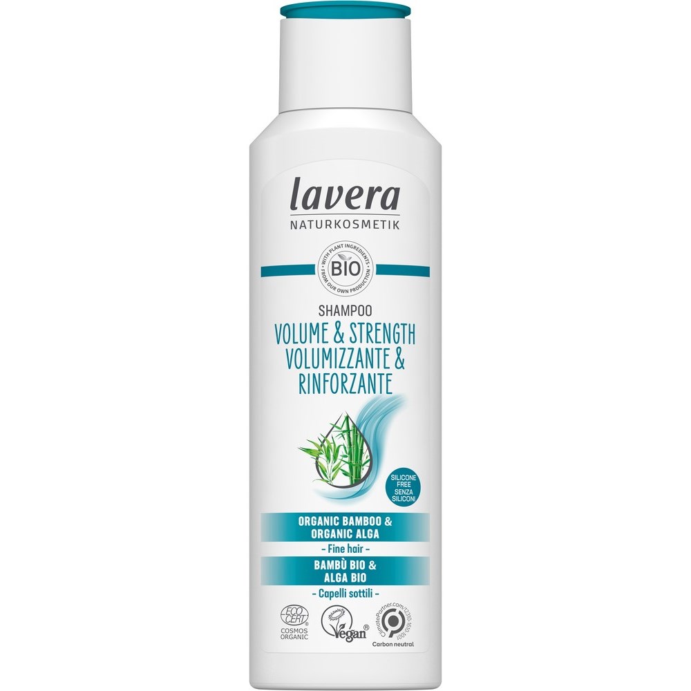 Läs mer om Lavera Volume & Strength shampoo 250 ml