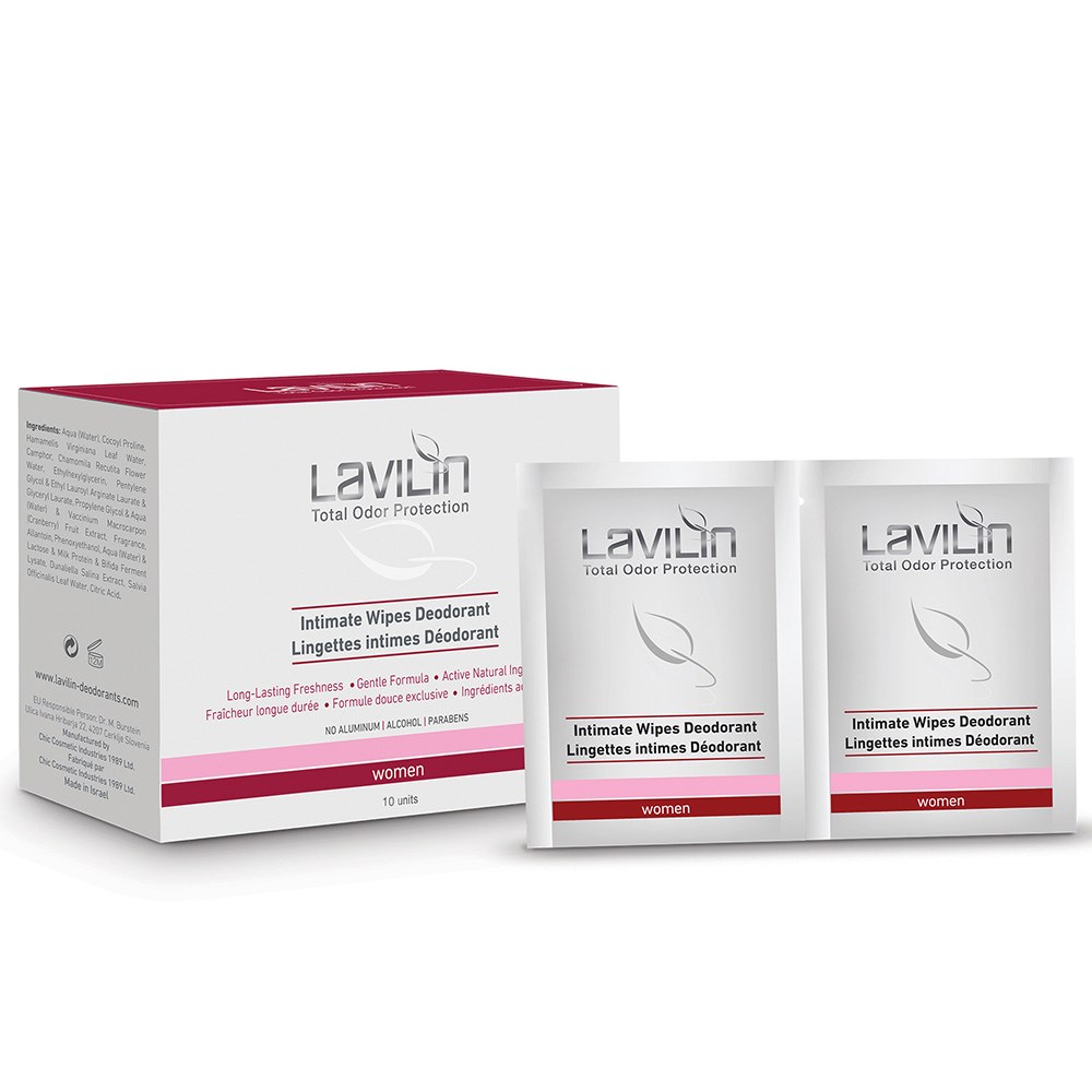Läs mer om Lavilin Intimate Deodorant Wipes Probiotic 10 st