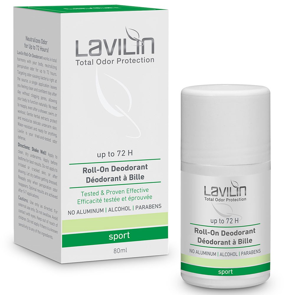 Bilde av Lavilin Roll-on Deodorant 72 H Sport Probiotic 80 Ml