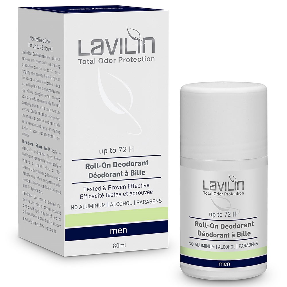 Bilde av Lavilin Roll-on Deodorant 72h Men Probiotic 80 Ml