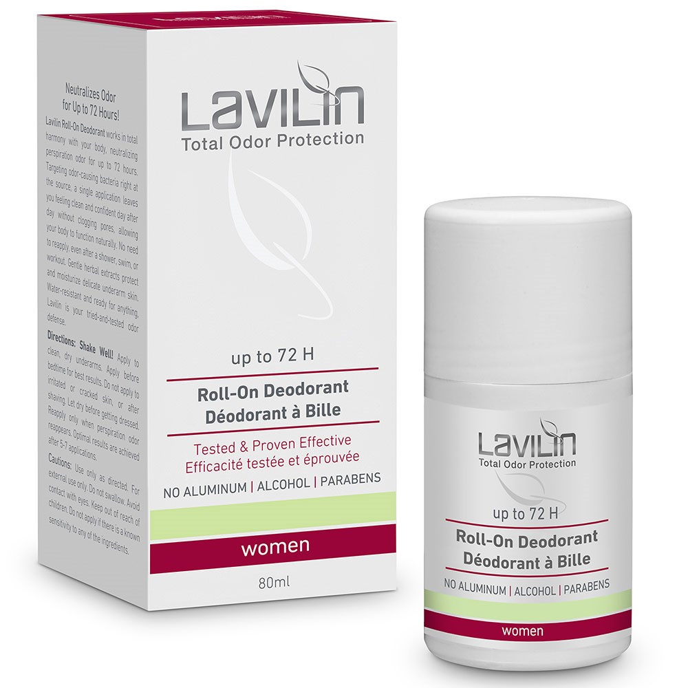 Bilde av Lavilin Roll-on Deodorant 72h Women Probiotic 80 Ml