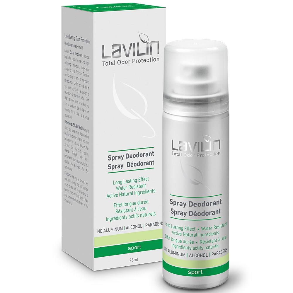 Lavilin Spray Deodorant Sport Probiotic 75 ml billede