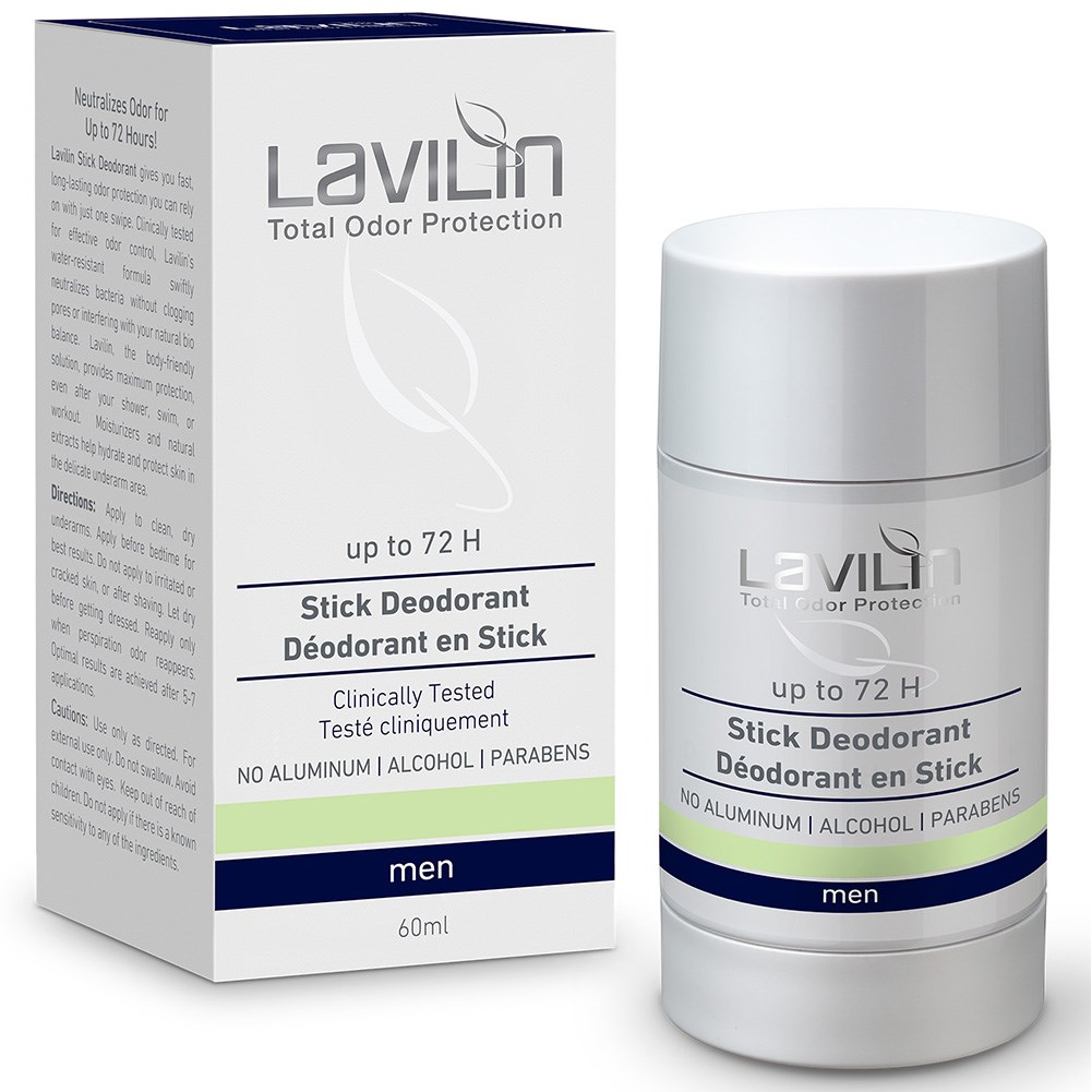 Bilde av Lavilin Stick Deodorant 72h Men Probiotic 60 Ml