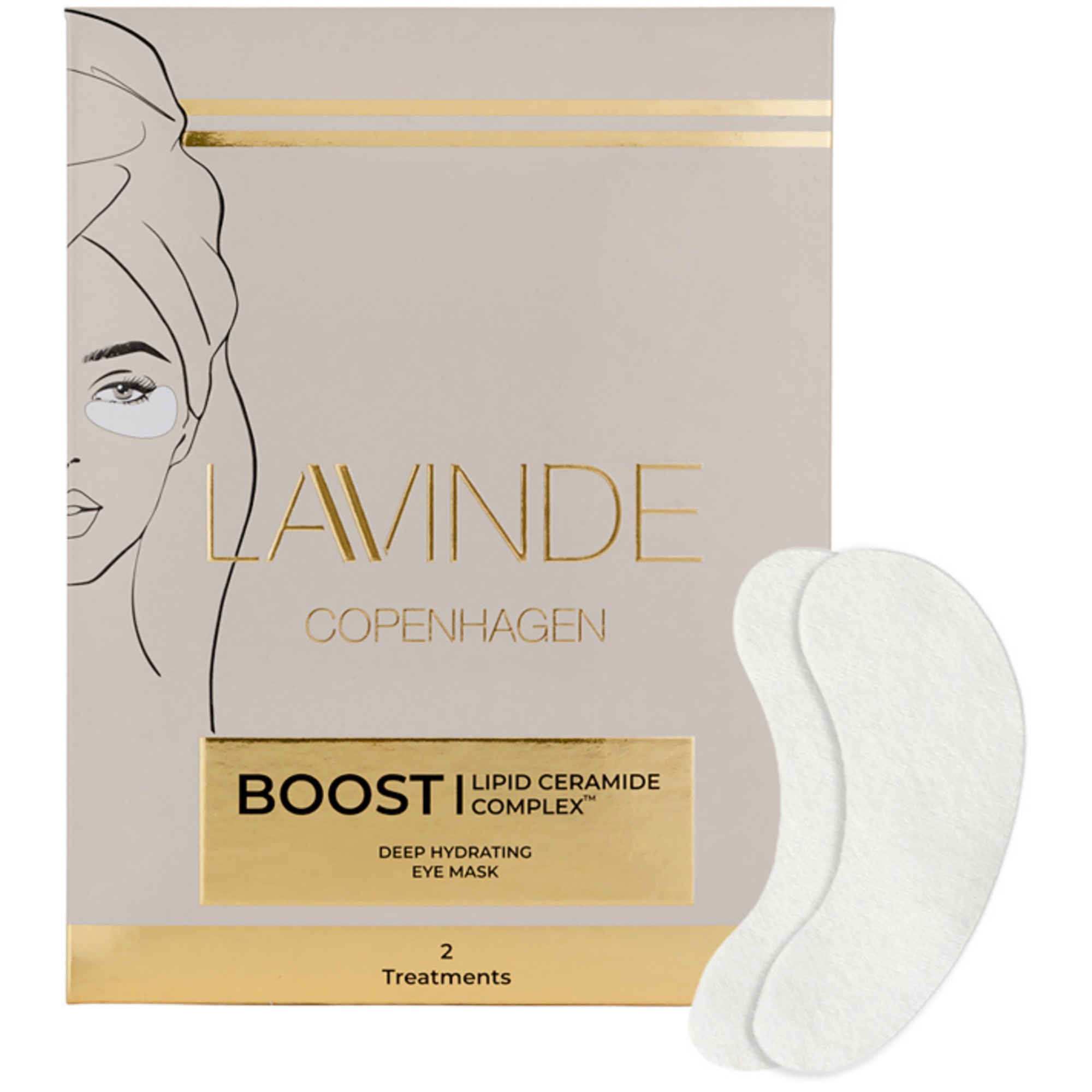 Lavinde Copenhagen BOOST - Deep Hydrating Eye Mask 2 stk