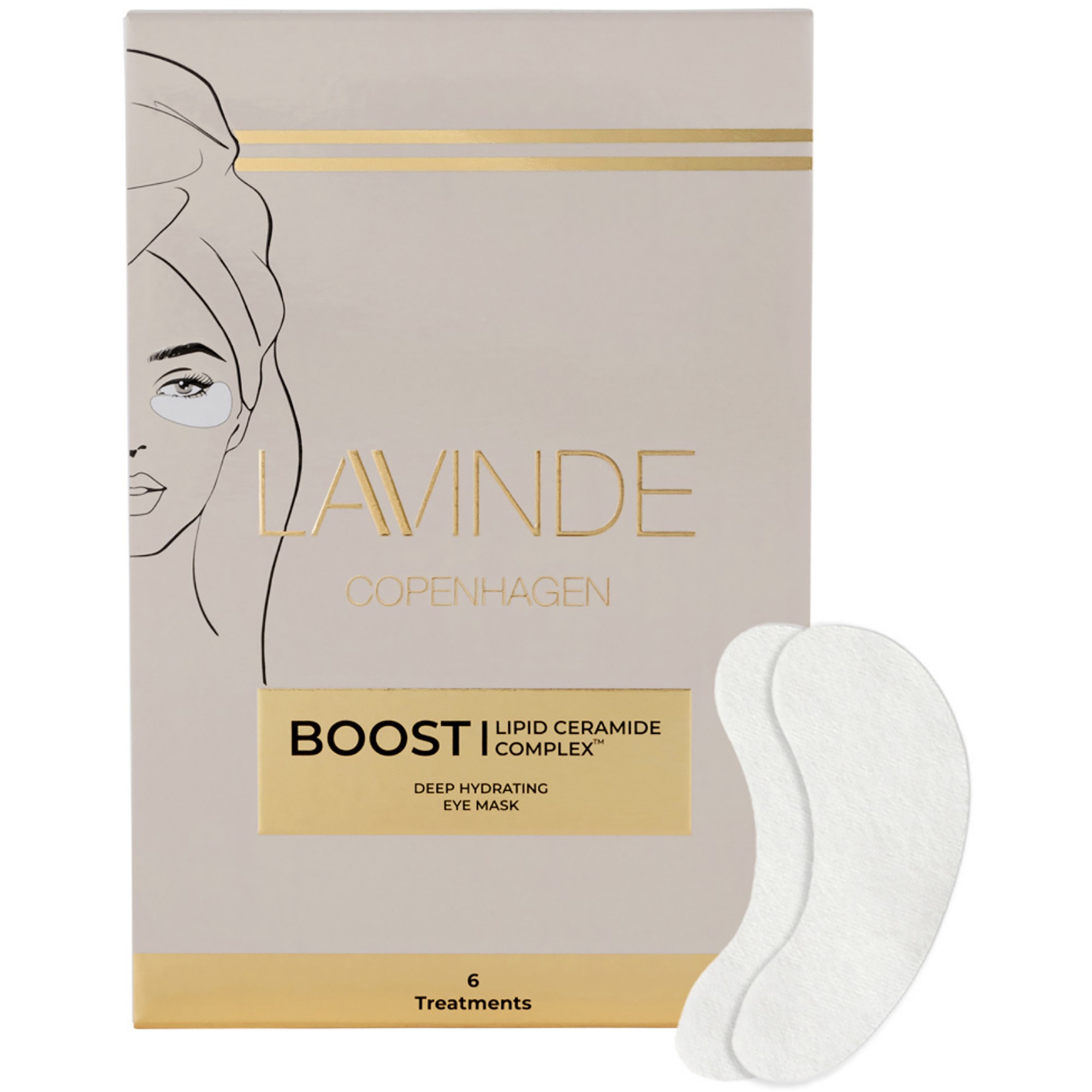 Lavinde Copenhagen BOOST - Deep Hydrating Eye Mask 6 stk