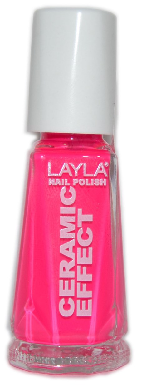 Layla Ceramic Effect Dark Pink Fluo