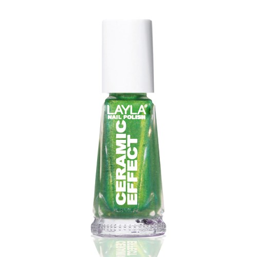 Layla Ceramic Effect Golden Green 61