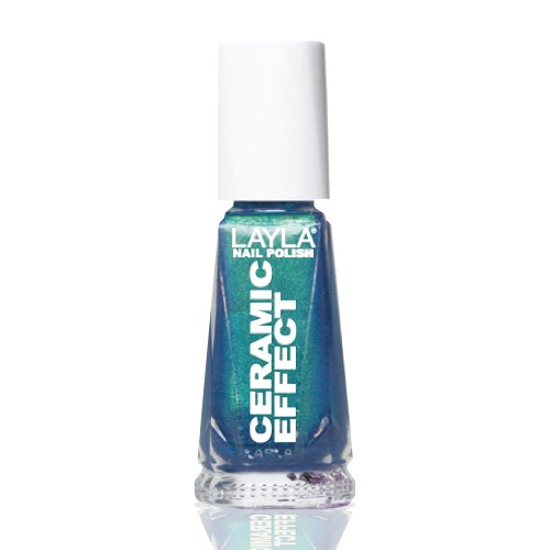 Layla Ceramic Effect Ocean Blue