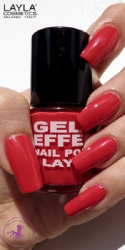 Layla Gel Effect Coral Red 05
