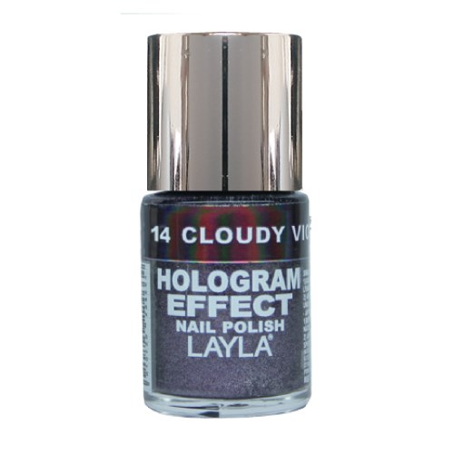 Layla Hologram Effect Claudy Violet 14 Cloudy Violet 14