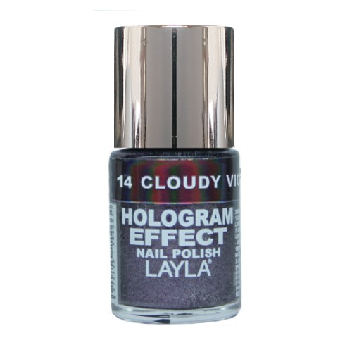 Layla Hologram Effect Claudy Violet 14 Cloudy Violet 14